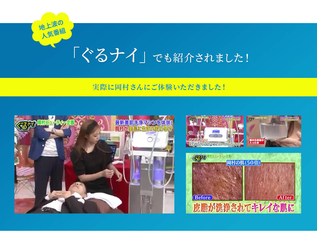 地上波の人気番組「ぐるナイ」でも紹介されました！